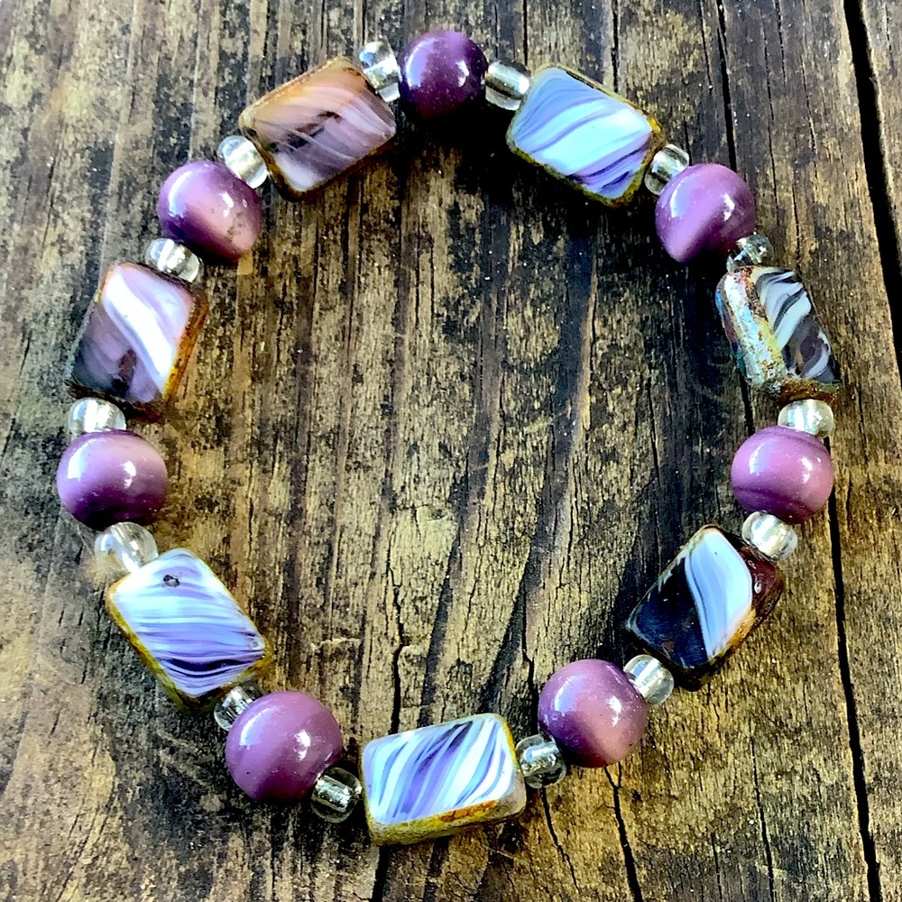 One of a kind, unique handmade bracelets.